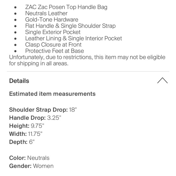 Zac Zac purse, just a beautiful purse and a great price ! Authentic 💯 - Picture 6 of 6